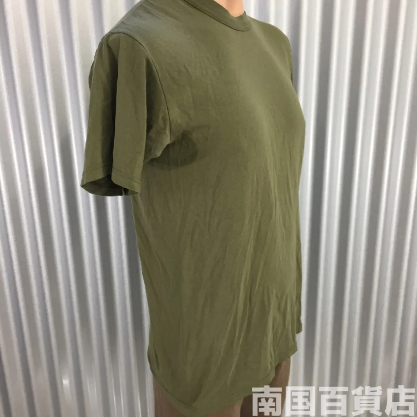 米軍放出品Tシャツ(OD)中古(M) 記録写真3