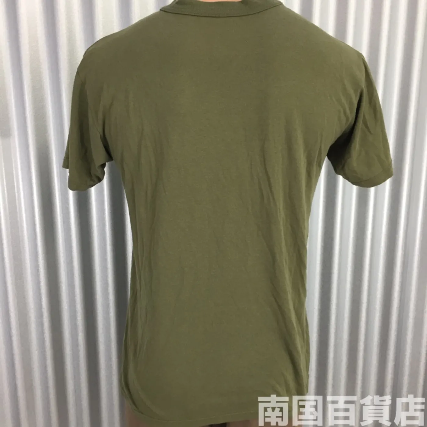 米軍放出品Tシャツ(OD)中古(M) 記録写真2