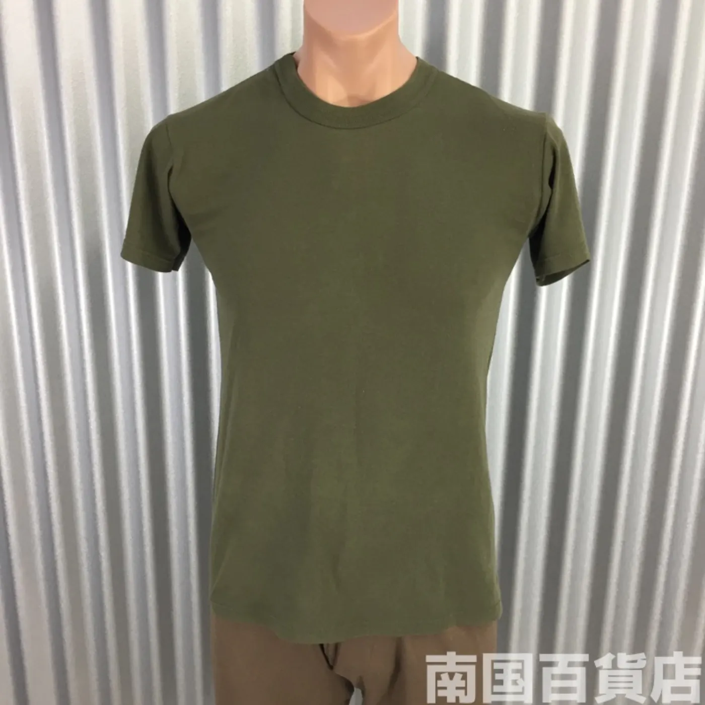 米軍放出品Tシャツ（OD）中古（S) 記録写真1
