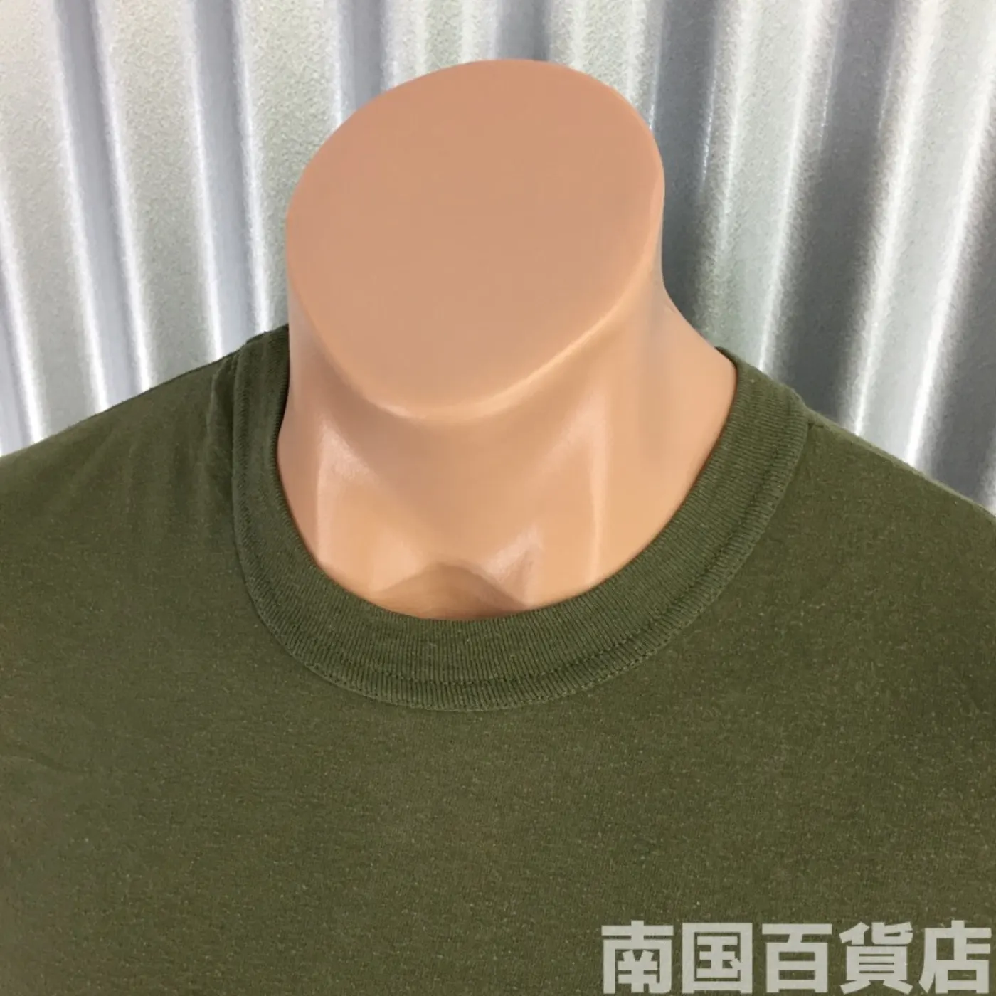米軍放出品Tシャツ（OD）中古（S) 記録写真3