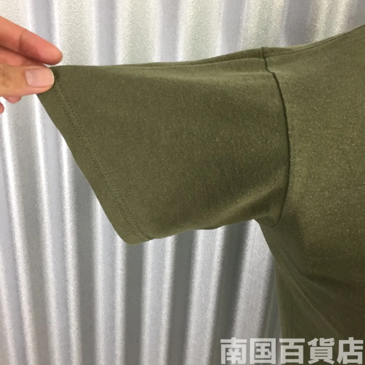 米軍放出品Tシャツ（OD）中古（S) 記録写真5