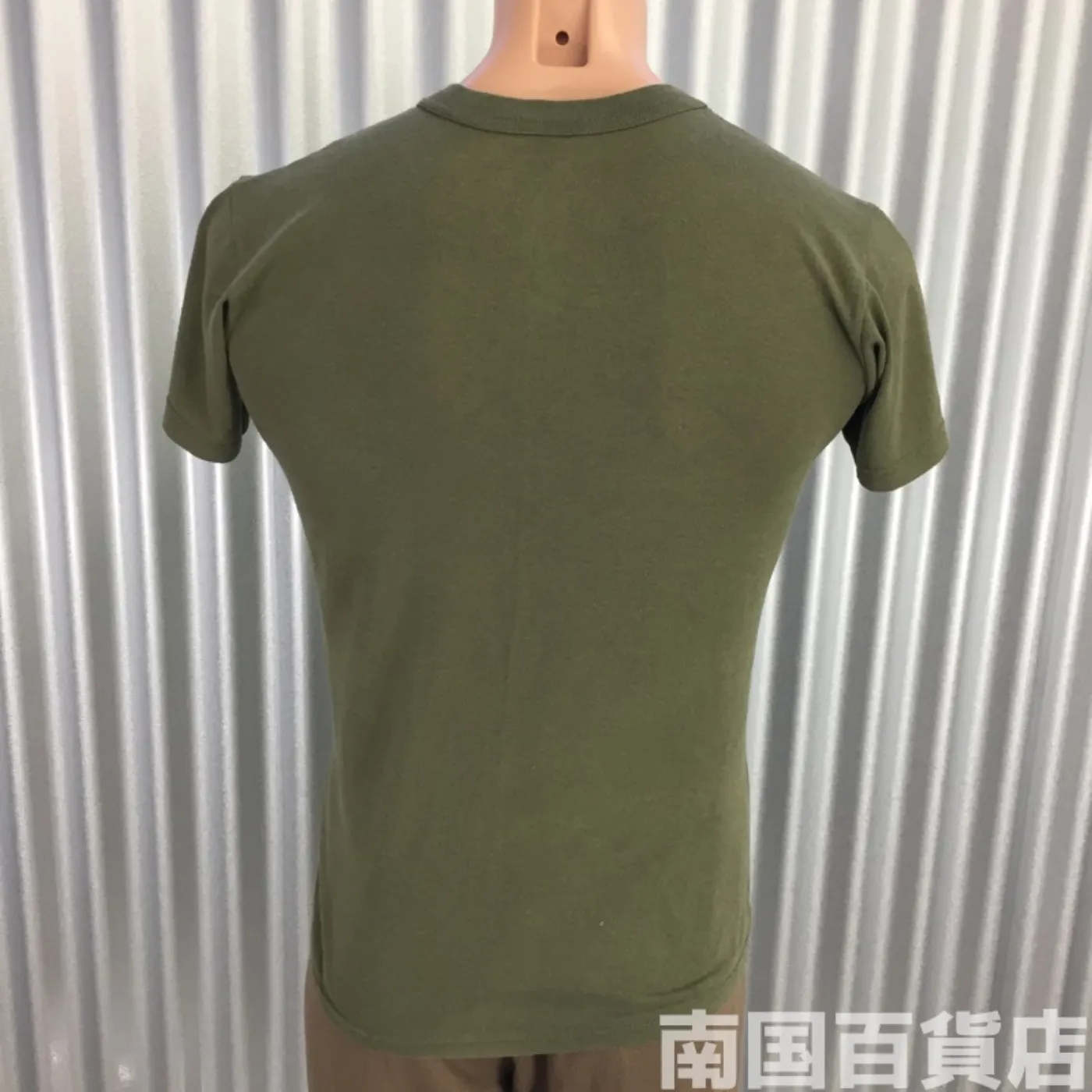 米軍放出品Tシャツ（OD）中古（S) 記録写真2