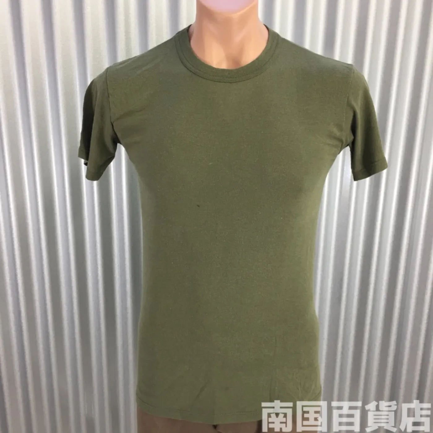 米軍放出品Tシャツ(OD)中古(S) 記録写真1