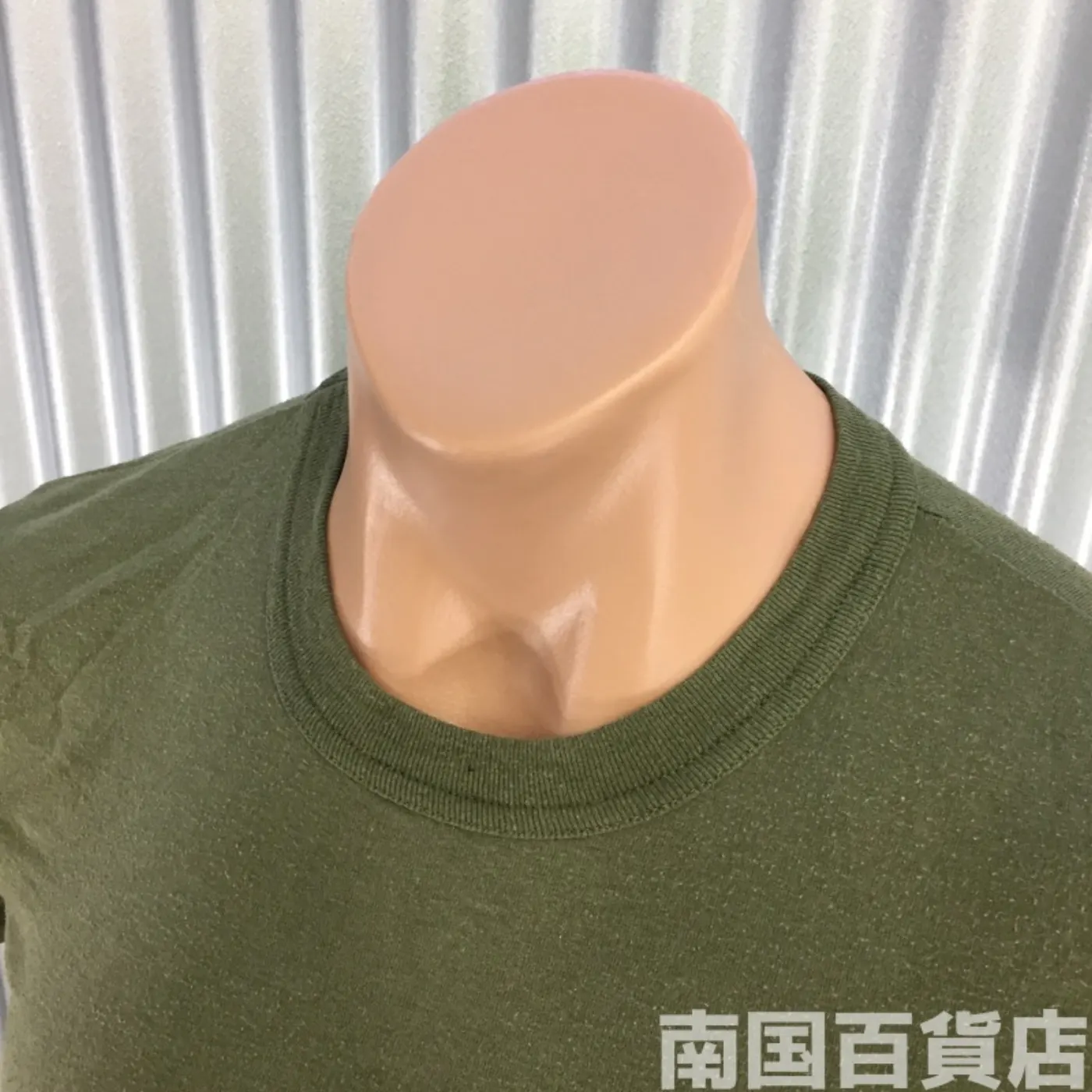 米軍放出品Tシャツ(OD)中古(S) 記録写真3