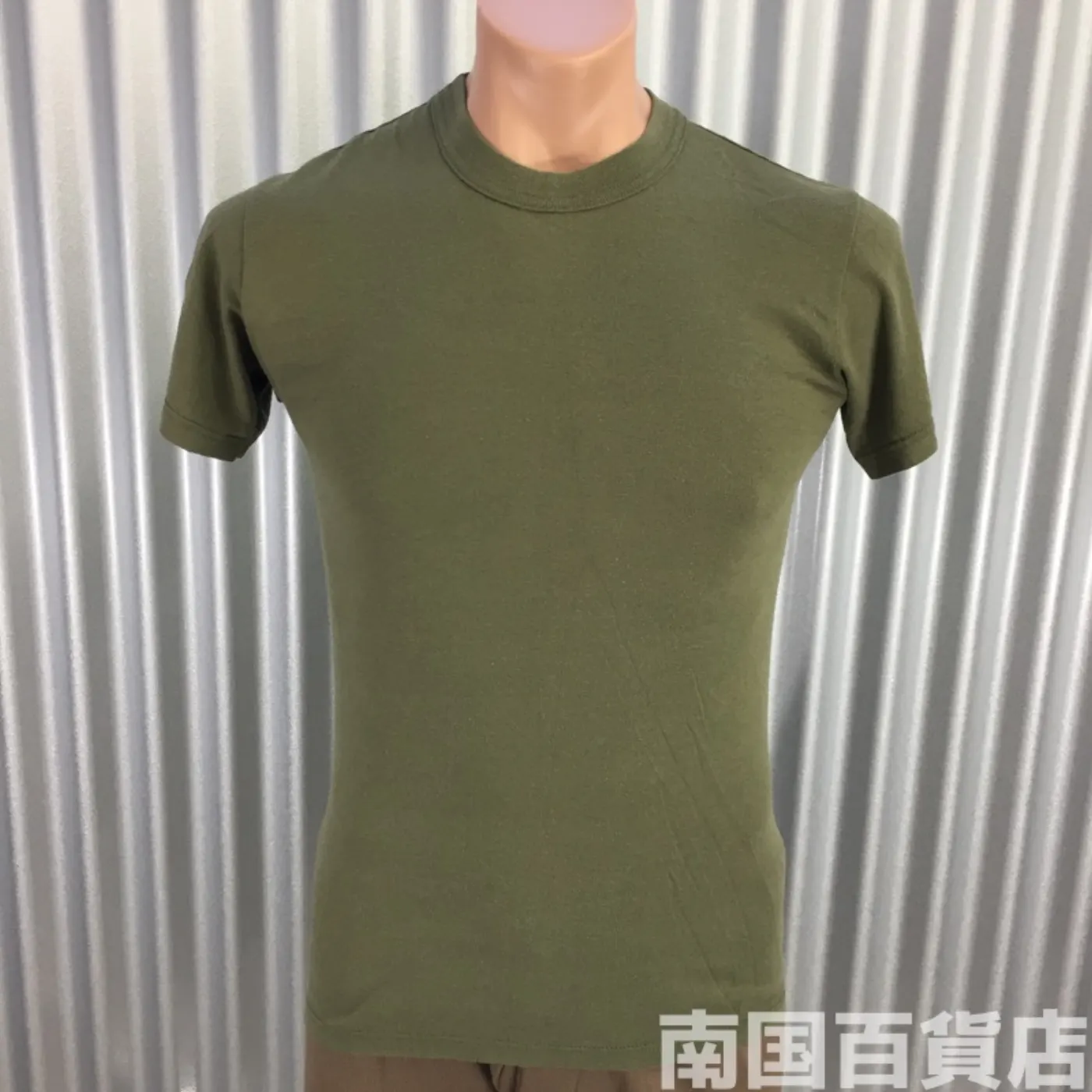 米軍放出品Tシャツ(OD)中古(S) 記録写真1