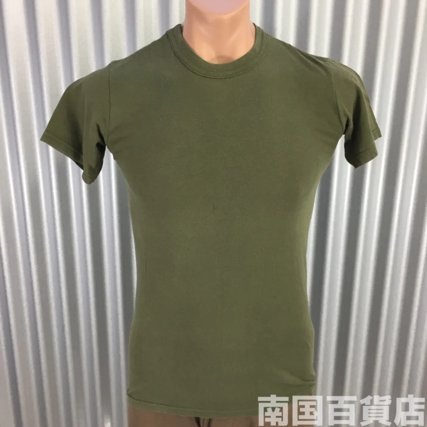 米軍放出品Tシャツ(OD)中古(S) 記録写真1