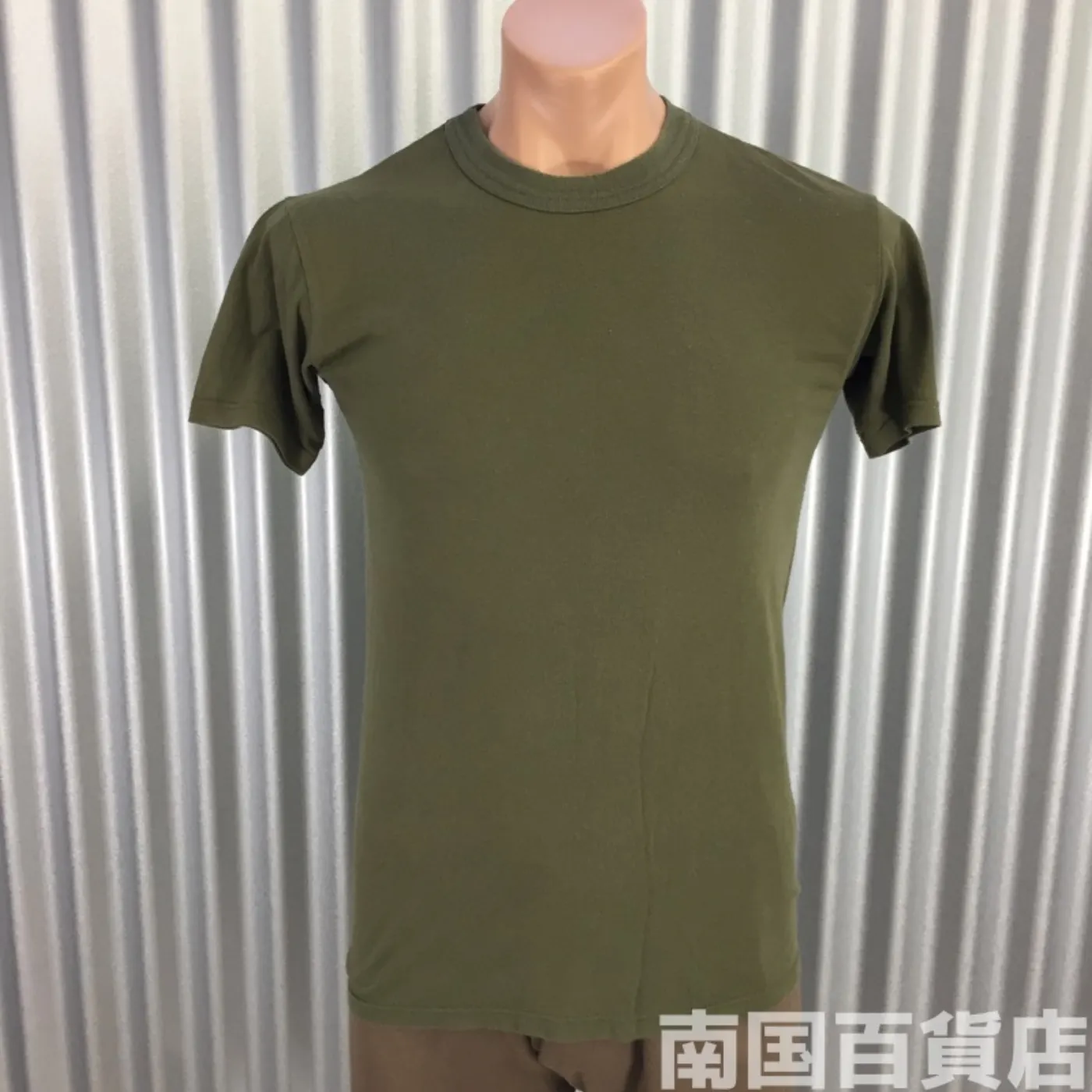 米軍放出品Tシャツ(OD)中古(S) 記録写真1
