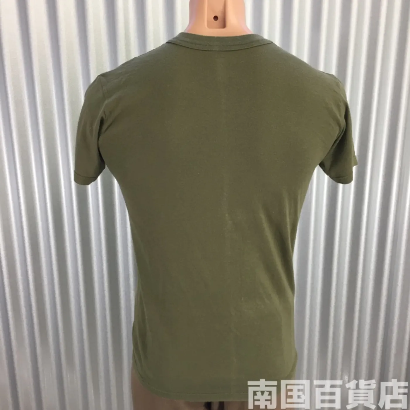 米軍放出品Tシャツ(OD)中古(S) 記録写真2