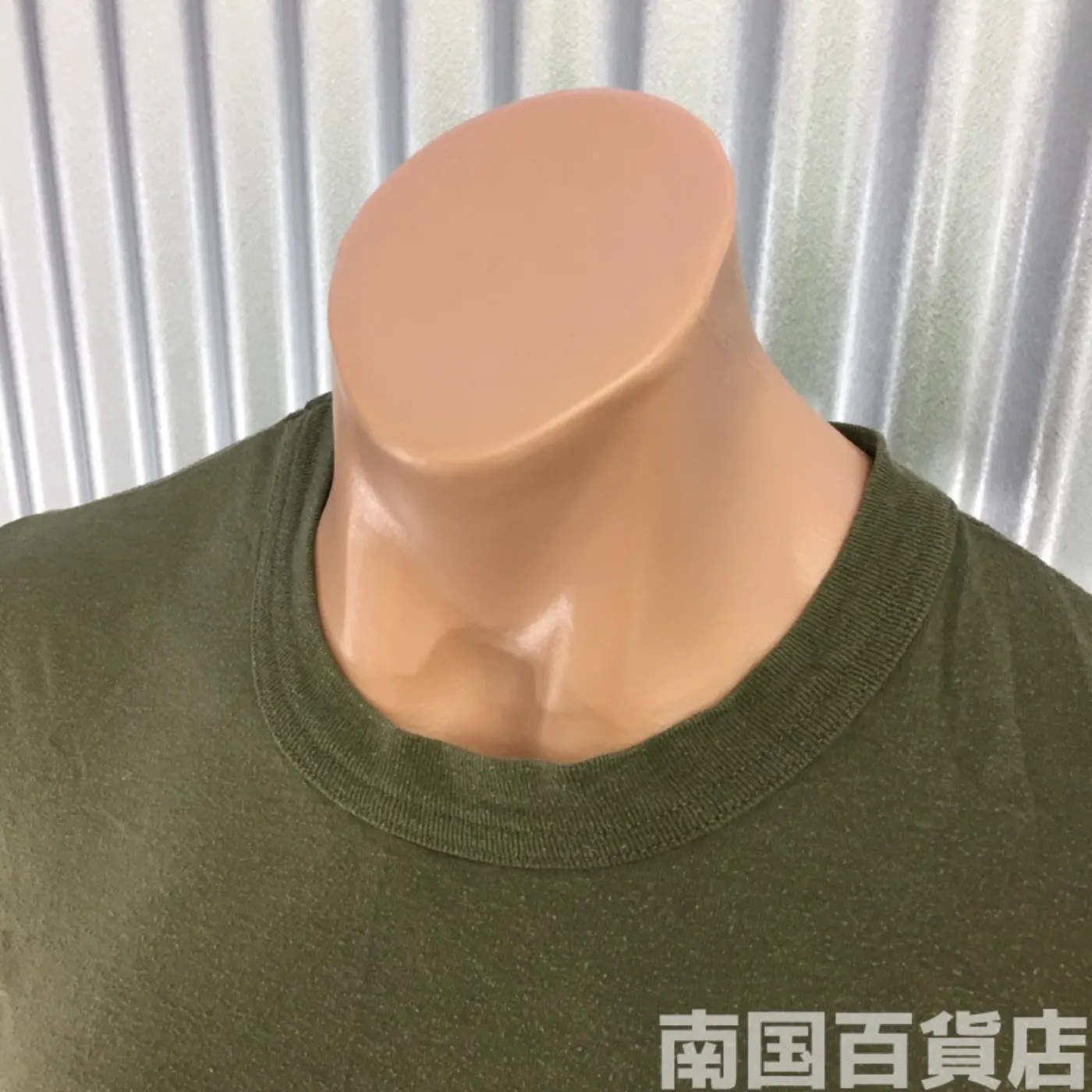 米軍放出品Tシャツ（OD）中古（S) 記録写真3