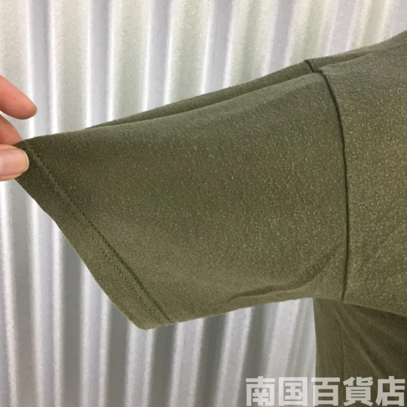 米軍放出品Tシャツ（OD）中古（S) 記録写真5