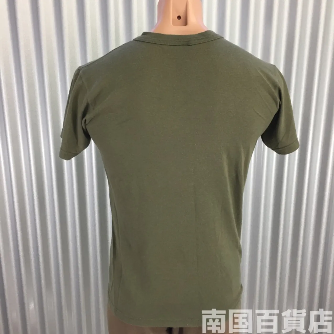 米軍放出品Tシャツ（OD）中古（S) 記録写真2