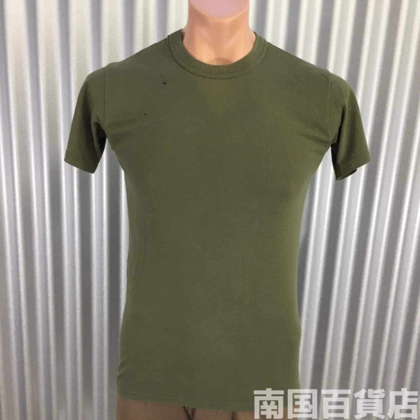 米軍放出品Tシャツ(OD)中古(S) 記録写真1