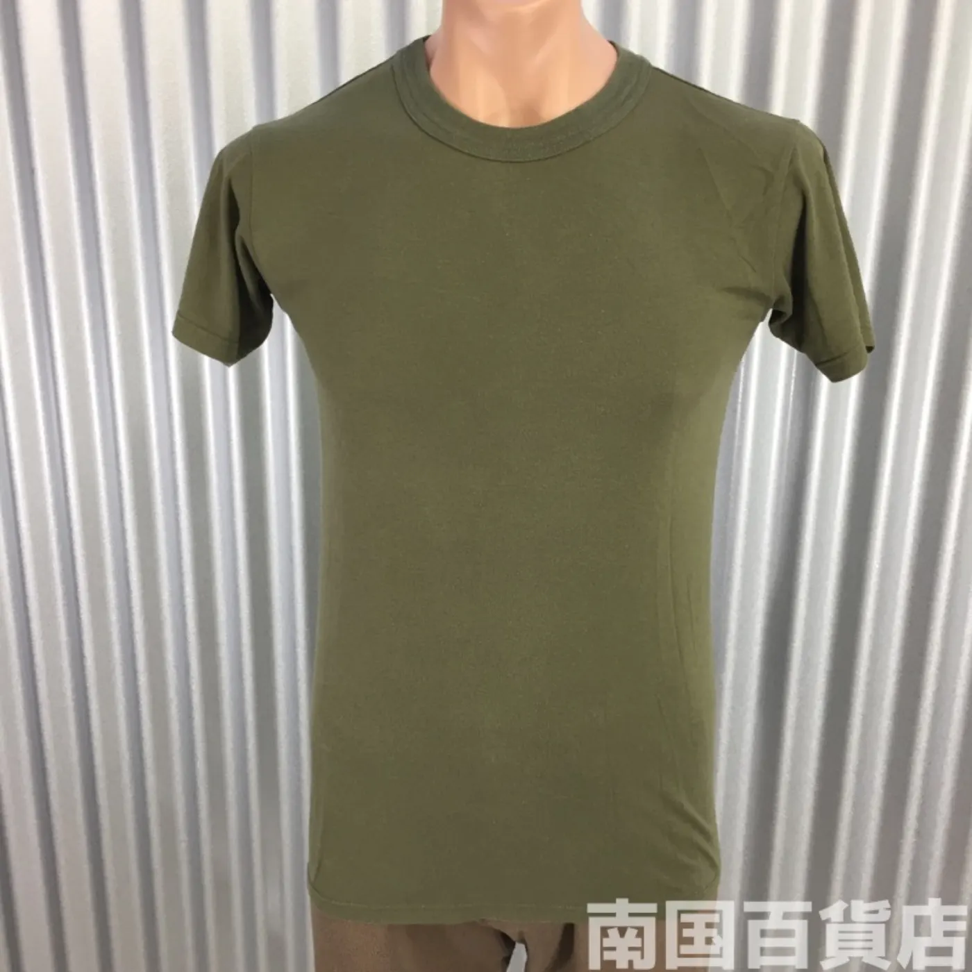 米軍放出品Tシャツ(OD)中古(S) 記録写真1
