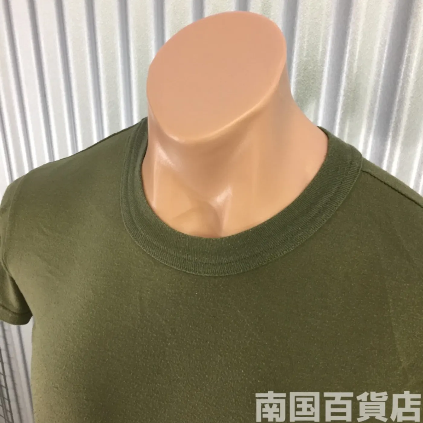 米軍放出品Tシャツ(OD)中古(S) 記録写真3