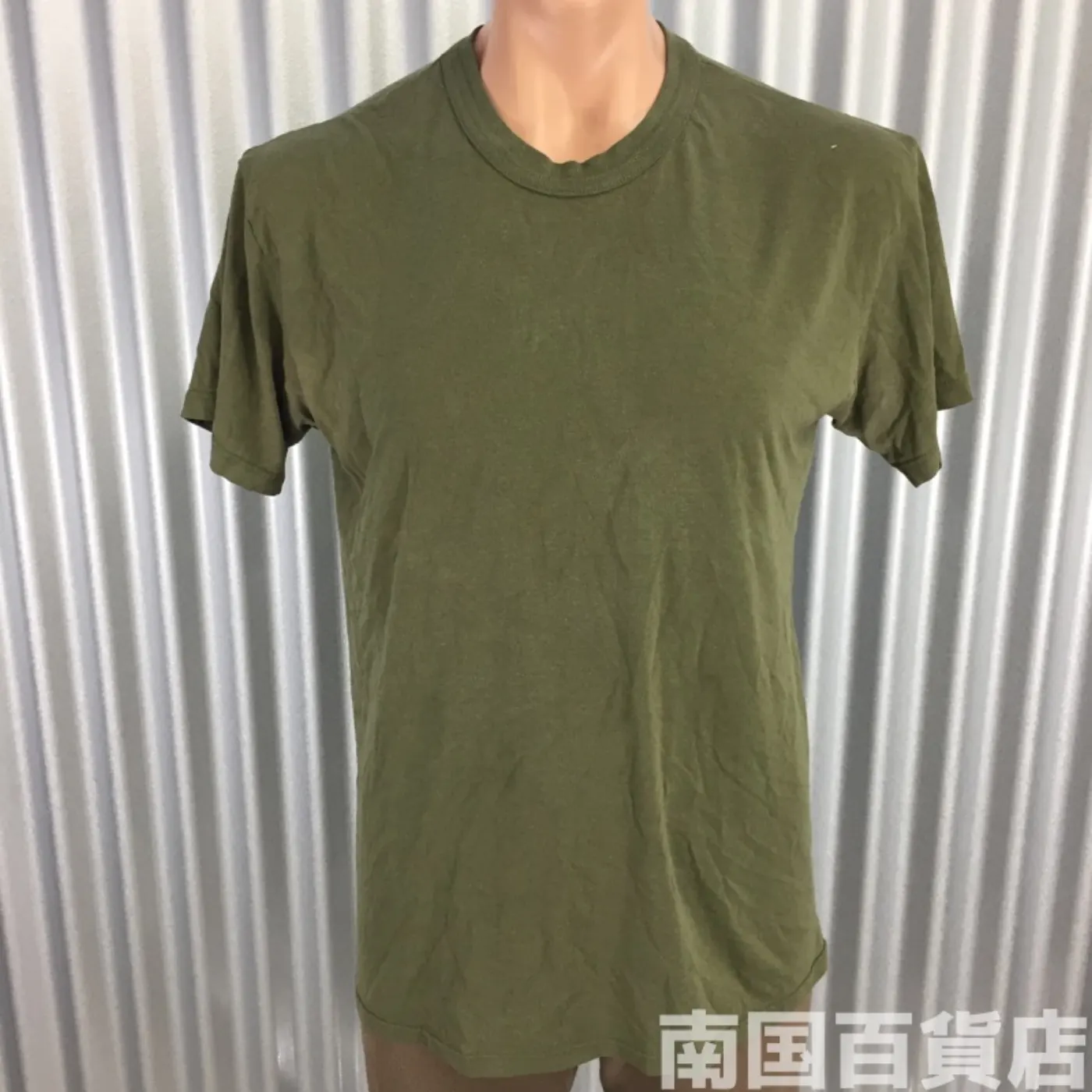 米軍放出品 Tシャツ(OD) 中古(L) 記録写真1