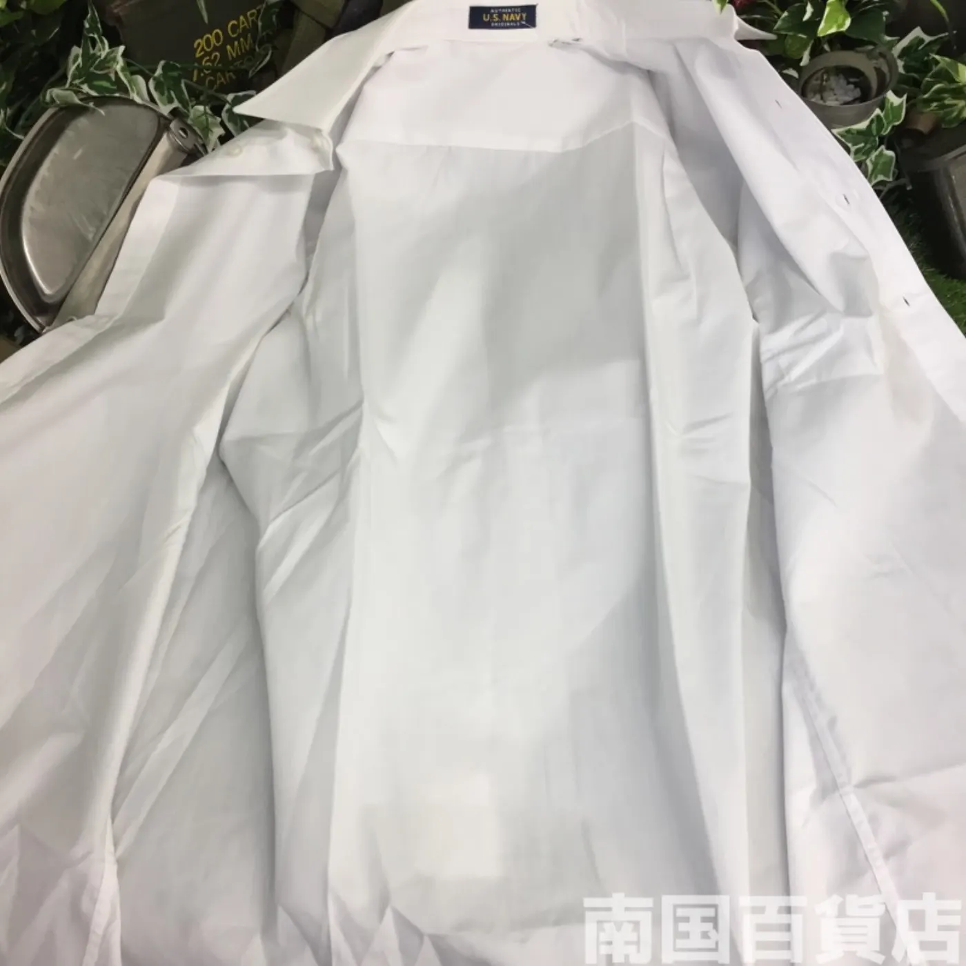 US NAVY ドレスシャツ 礼服などに 15 1/2 記録写真7