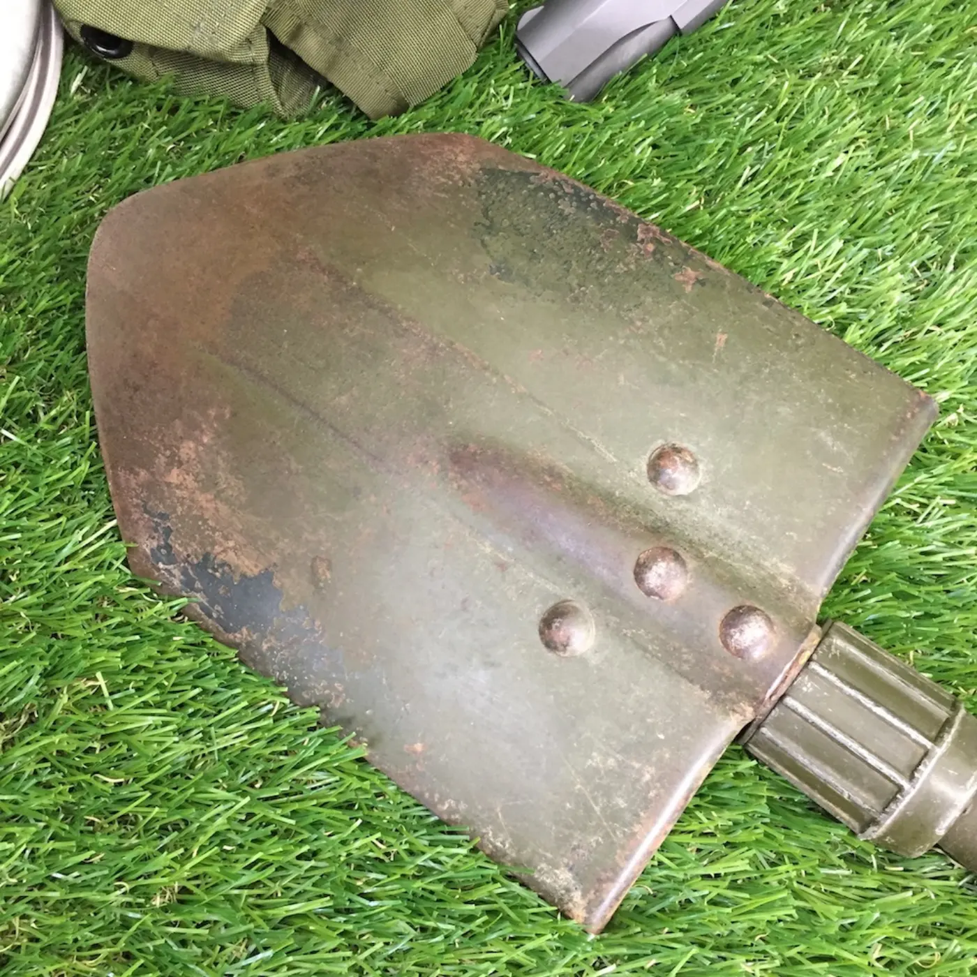 US 希少 フォールディング ショベル 中古品 記録写真12