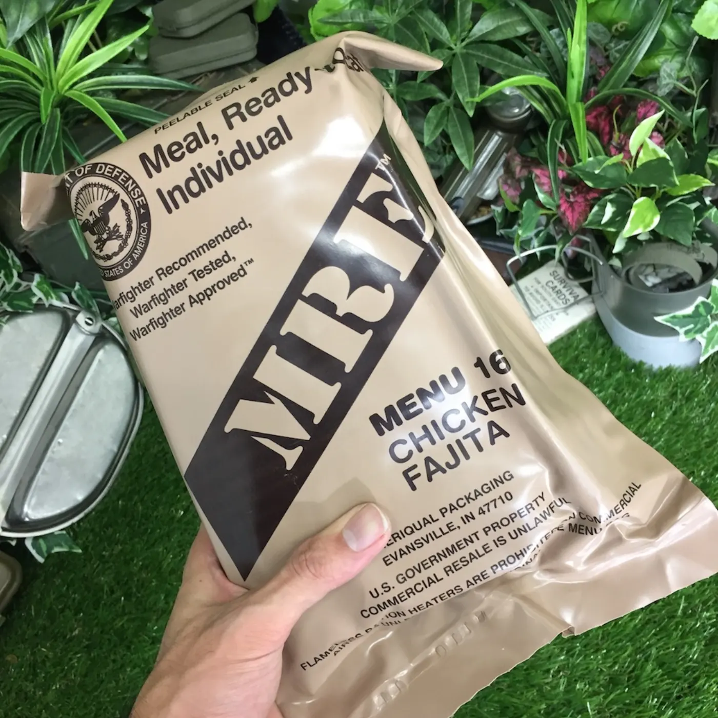 MRE MENU 16 CHICKEN FAJITA 未開封 コレクション用 記録写真7