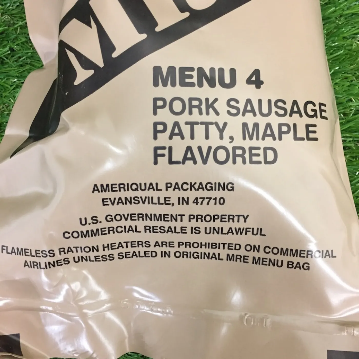 MRE MENU4 AMERIQUAL社製 コレクション用 記録写真5