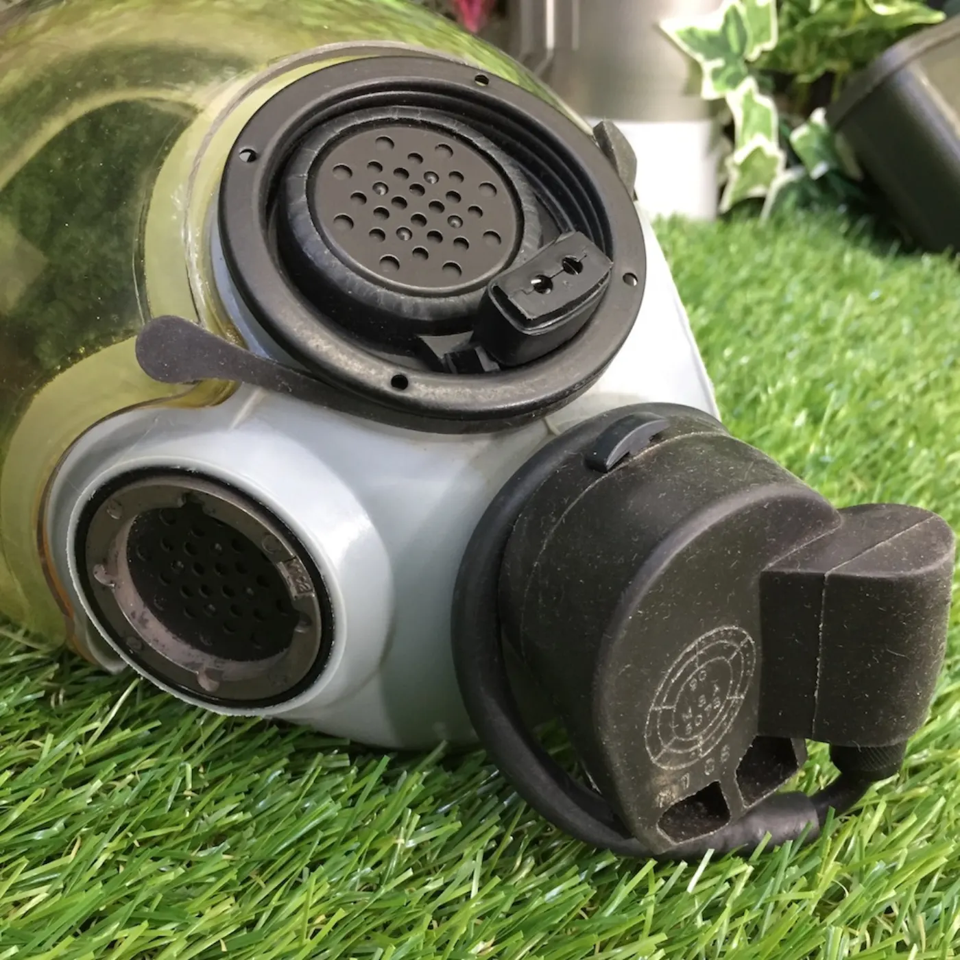 MCU-2/P NAVY ケミカル ガスマスク 極上品 記録写真3