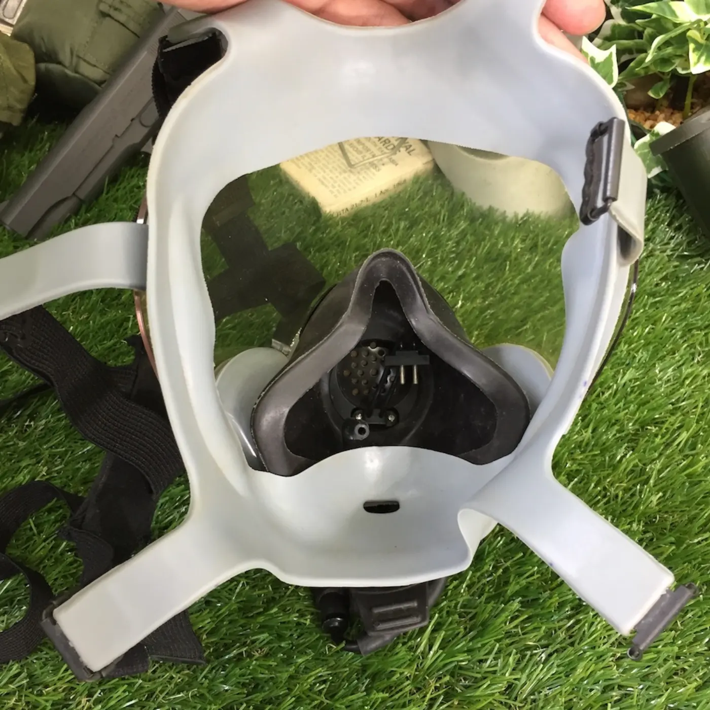 MCU-2/P NAVY ケミカル ガスマスク 極上品 記録写真5