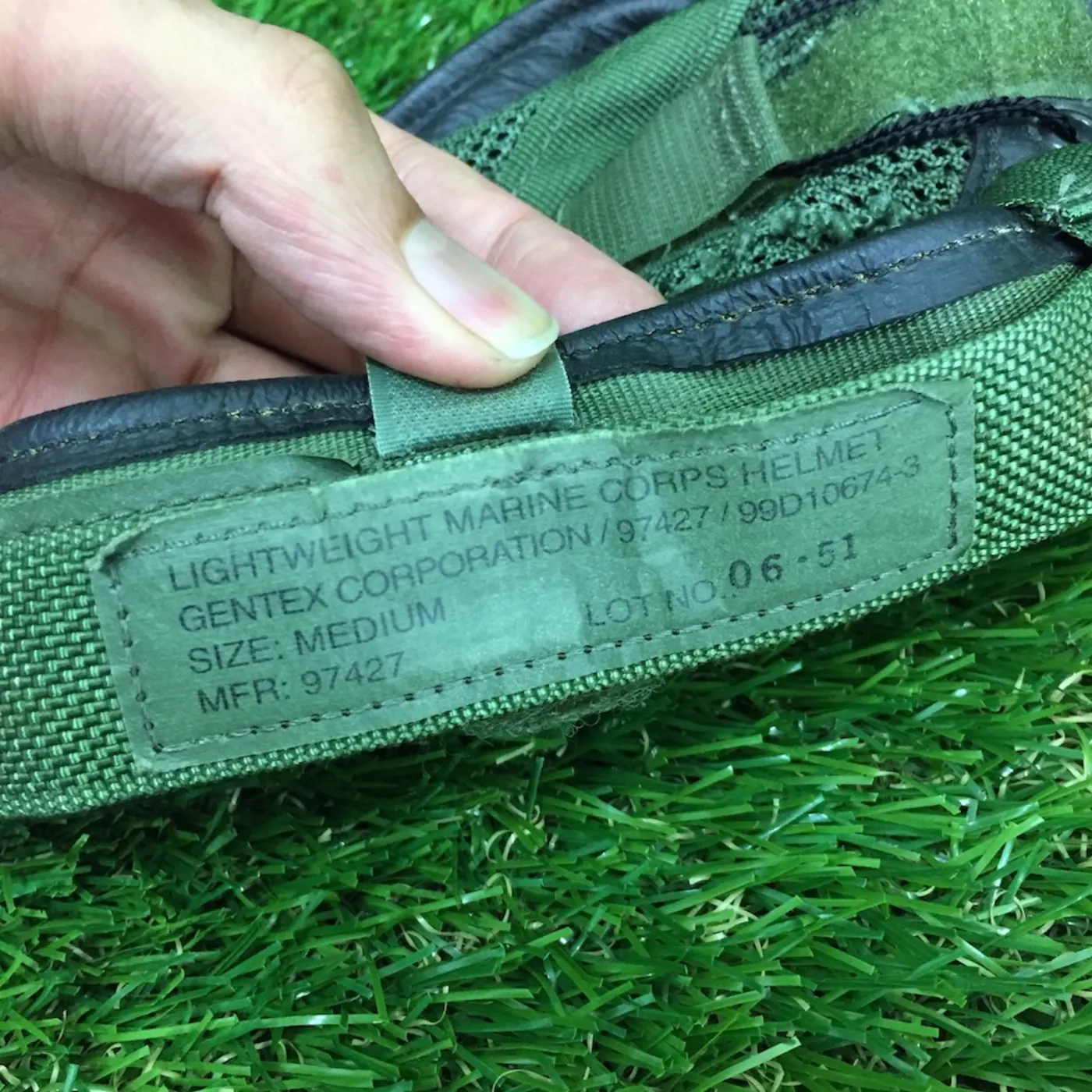 ヘルメットライナー 中古品 記録写真4