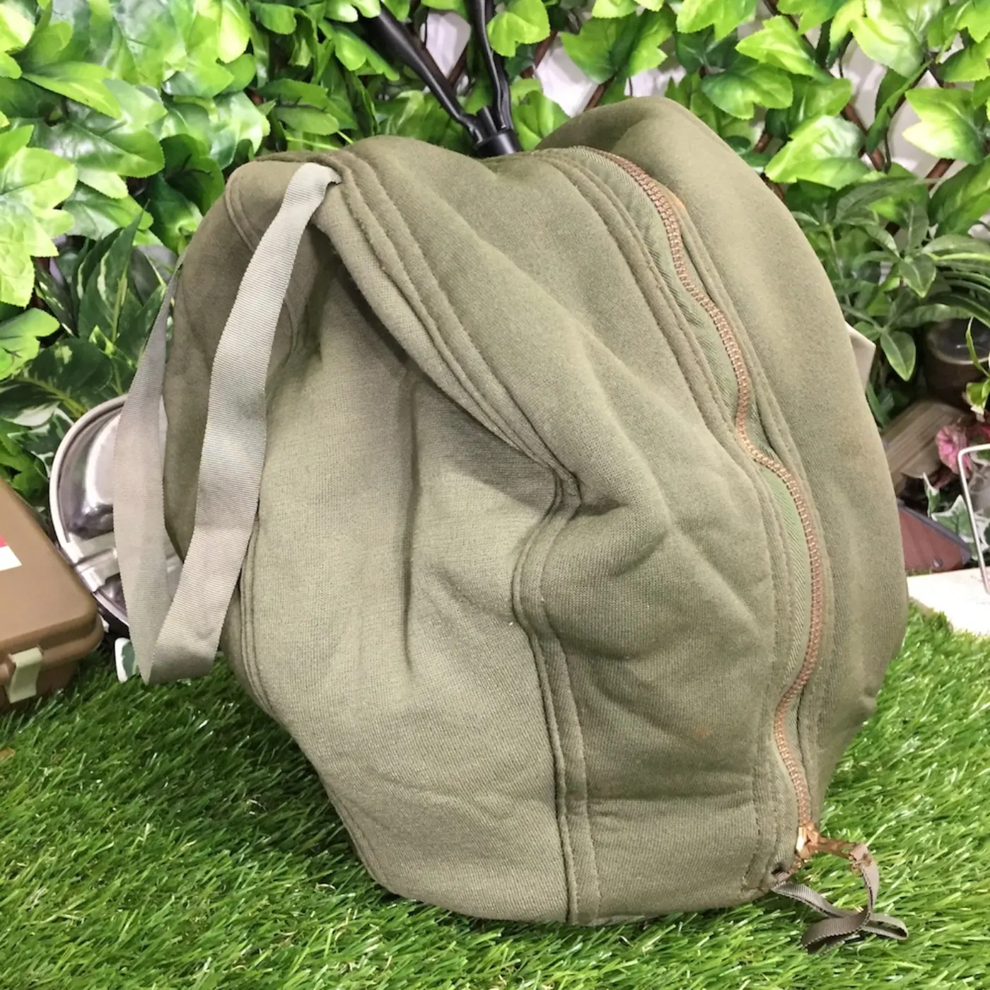 U.S.NAVY ヘルメットバッグ 中古品 記録写真1