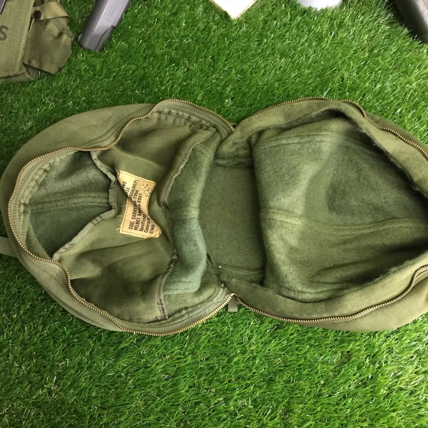 U.S.NAVY ヘルメットバッグ 中古良品 記録写真6