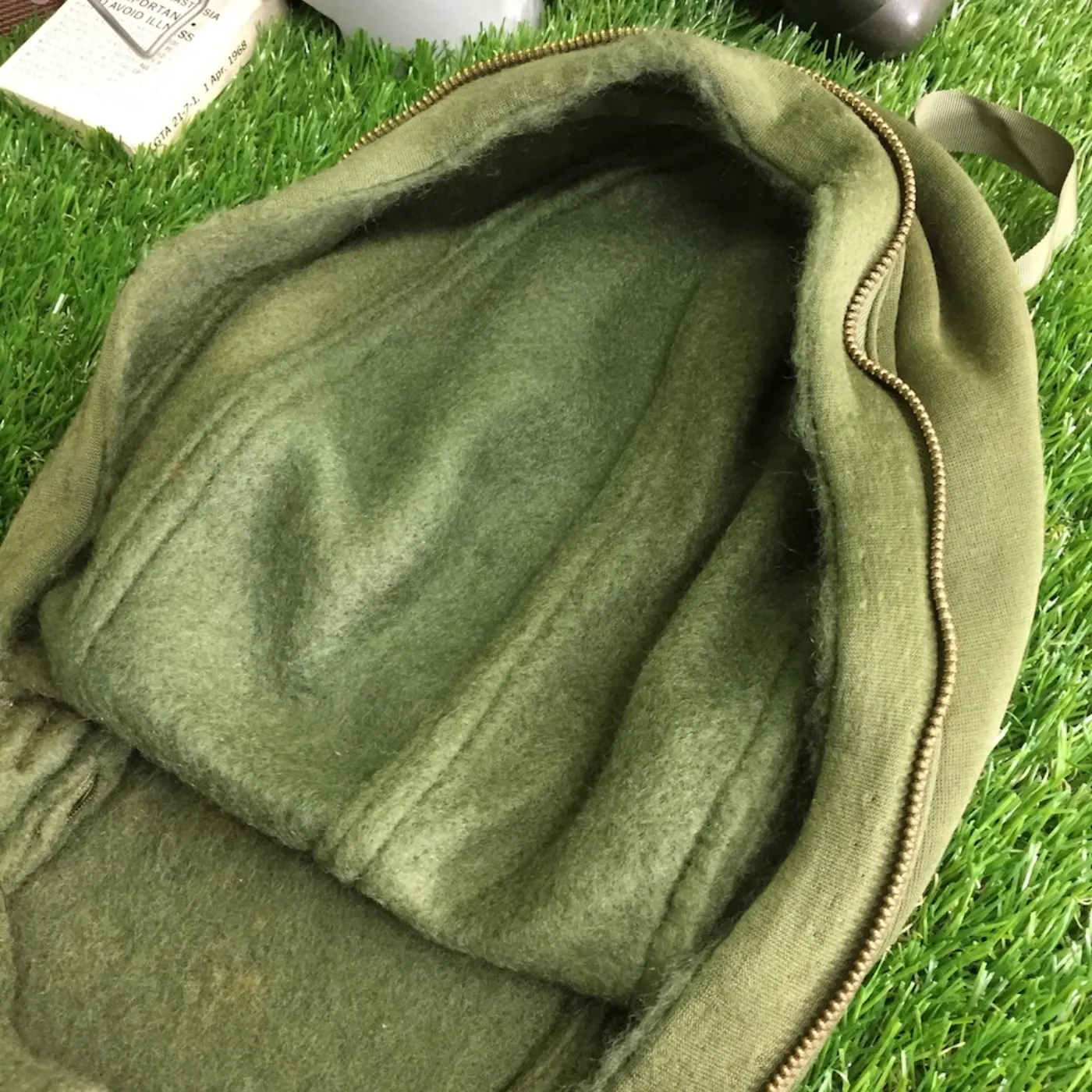 U.S.NAVY ヘルメットバッグ 中古良品 記録写真8