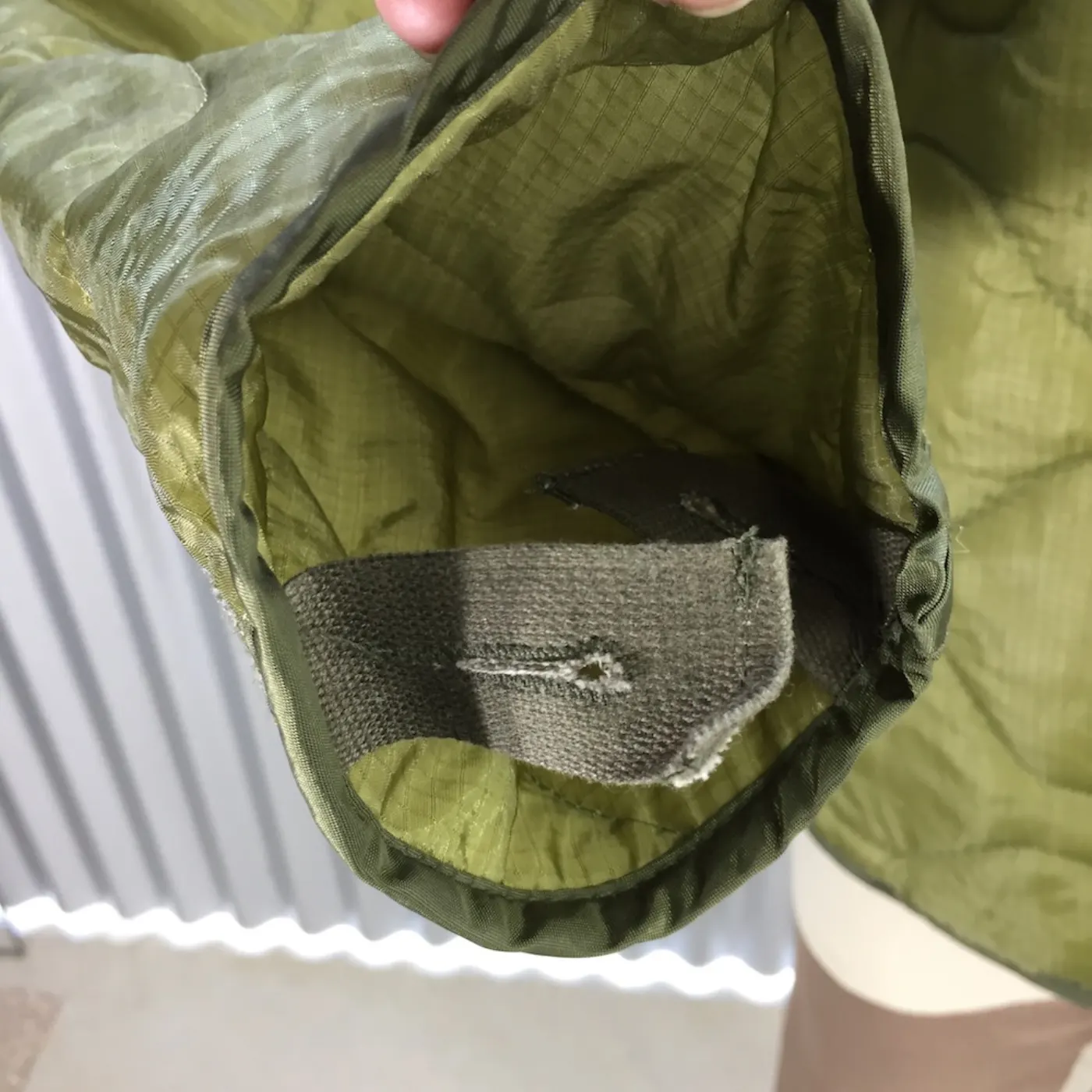 M65 キルティングライナー Sサイズ 中古良品 記録写真3