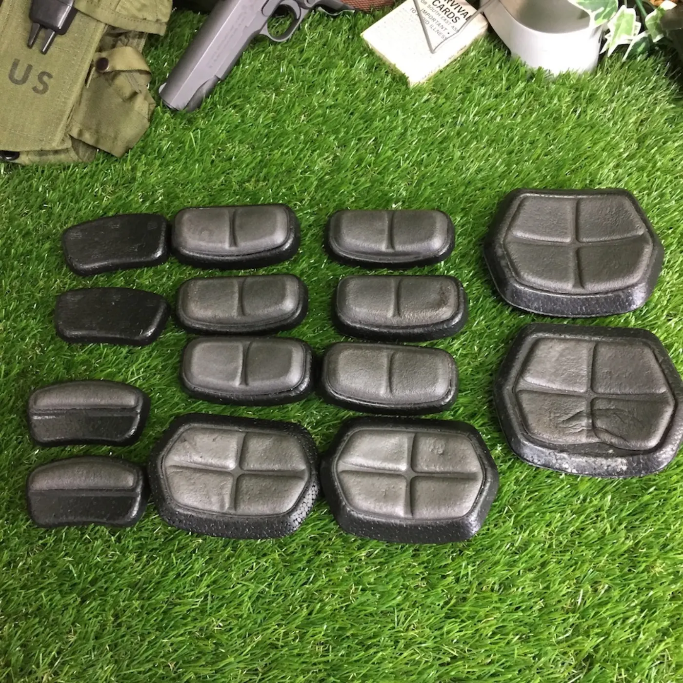 OPS-CORE ヘルメット クッションパット 14個セット 記録写真1