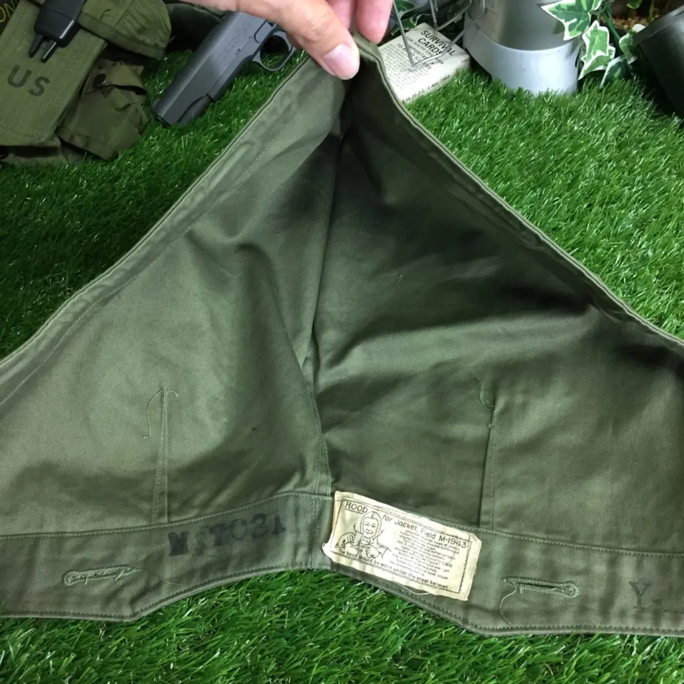 M-1943 ジャケットフード 極上品 記録写真4