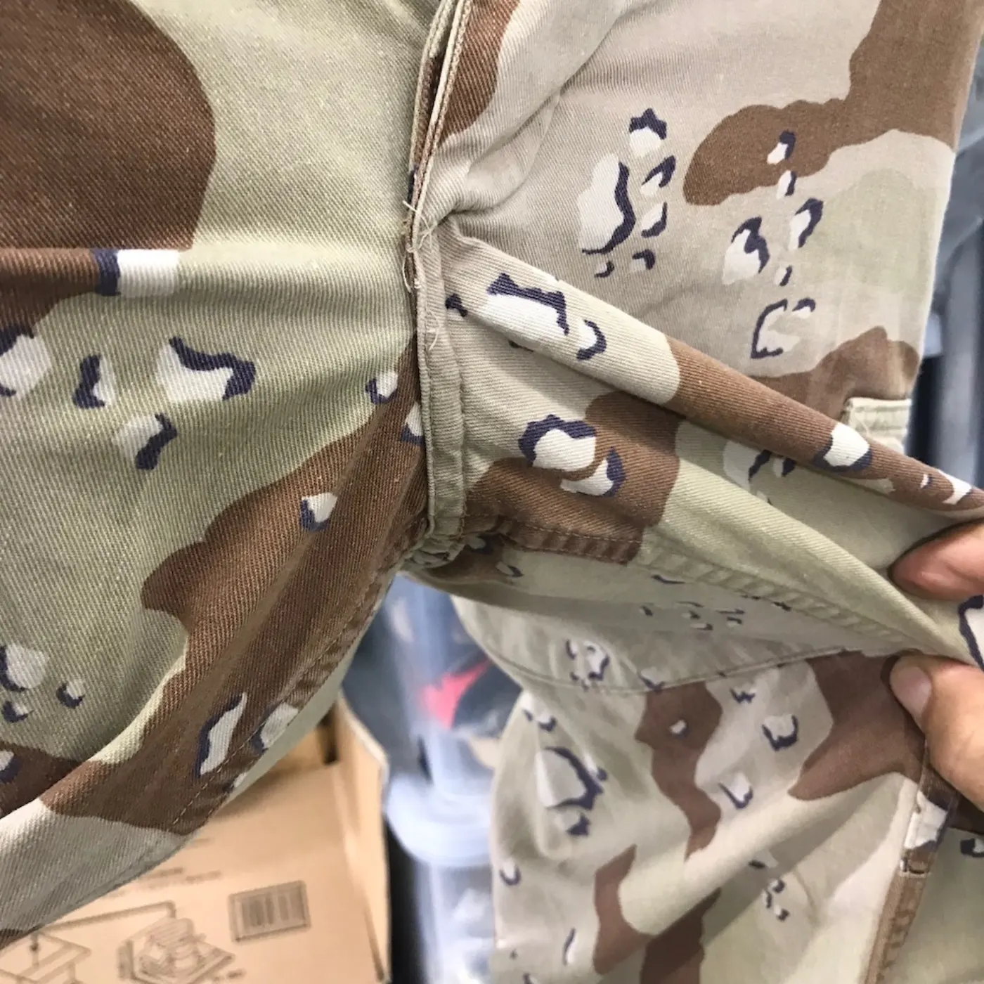 6Cパンツ チョコチップ S-R 中古 記録写真12