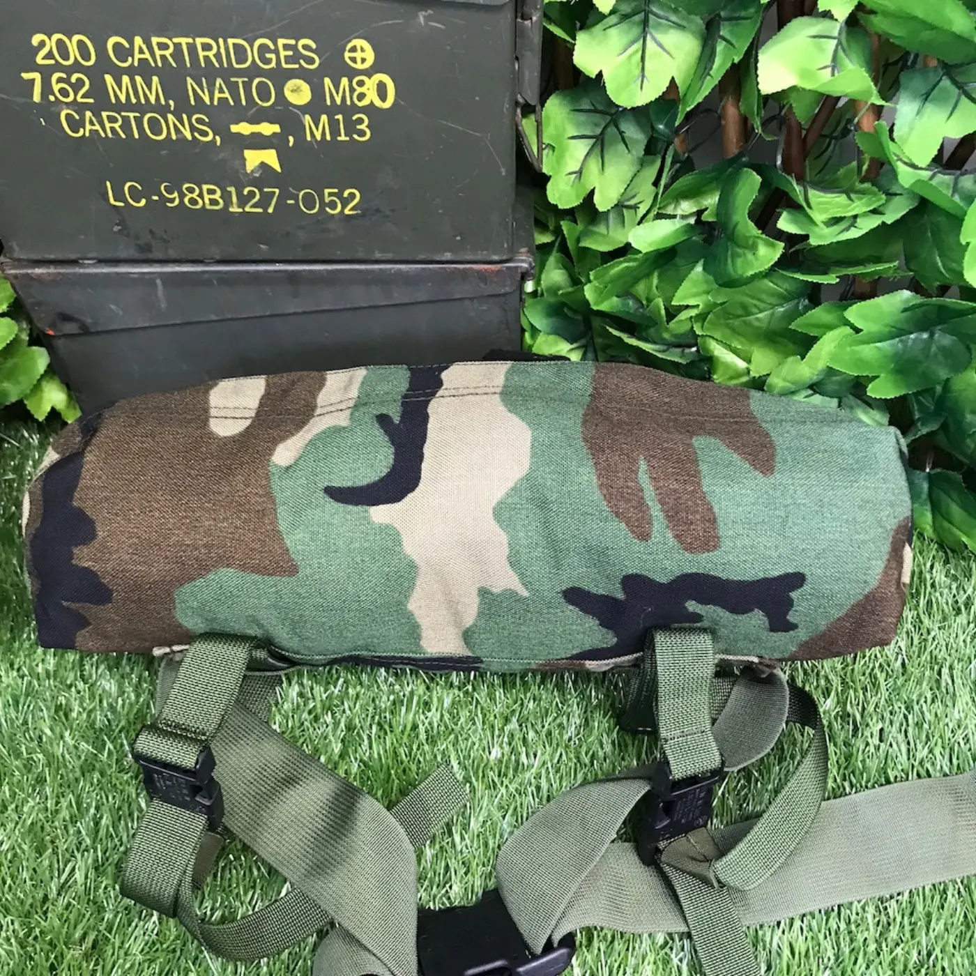 ウッドランド 迷彩 ウエストバッグ 極上品 記録写真4