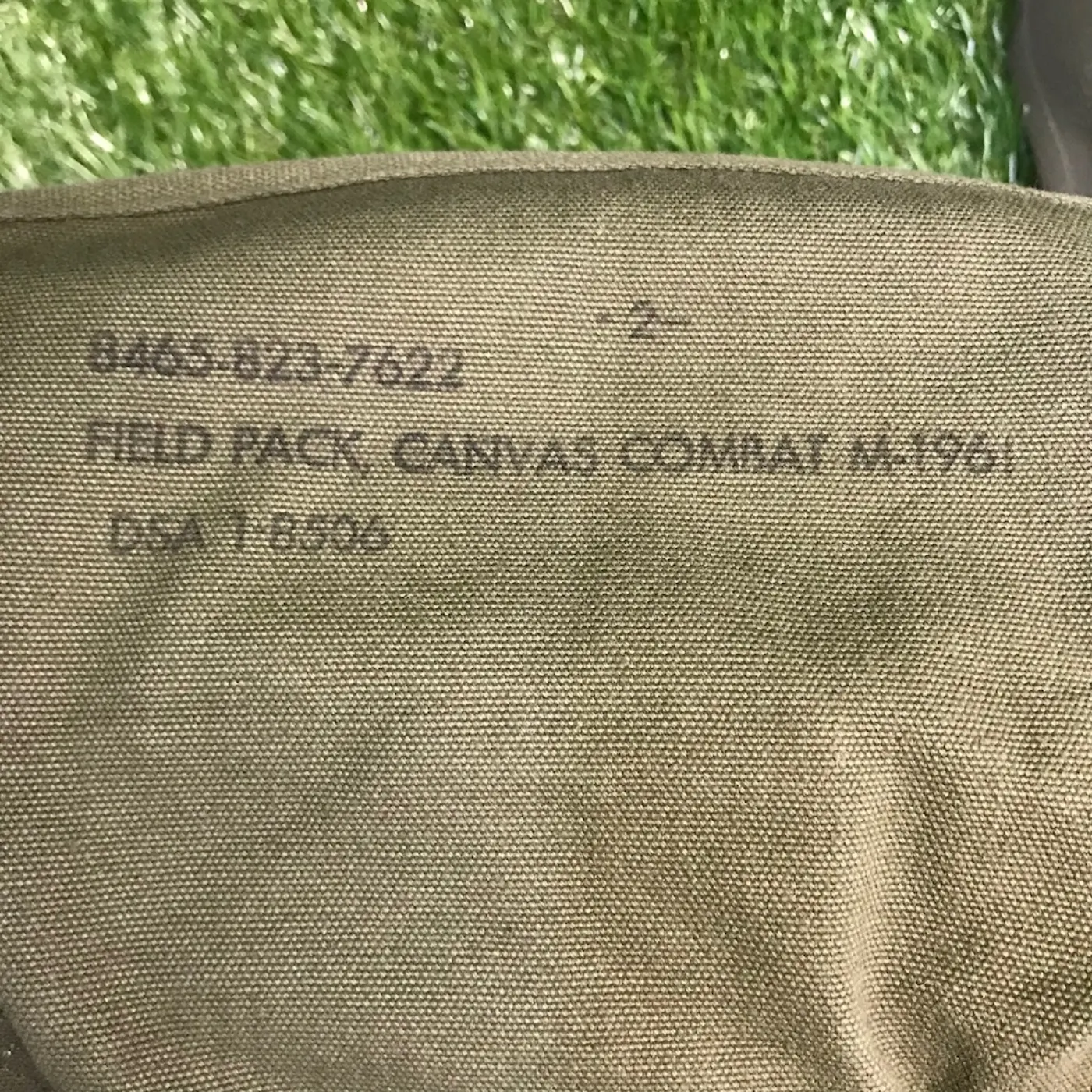 FIELD PACK CANVAS フィールドパック コットン 希少 中古良品 記録写真12