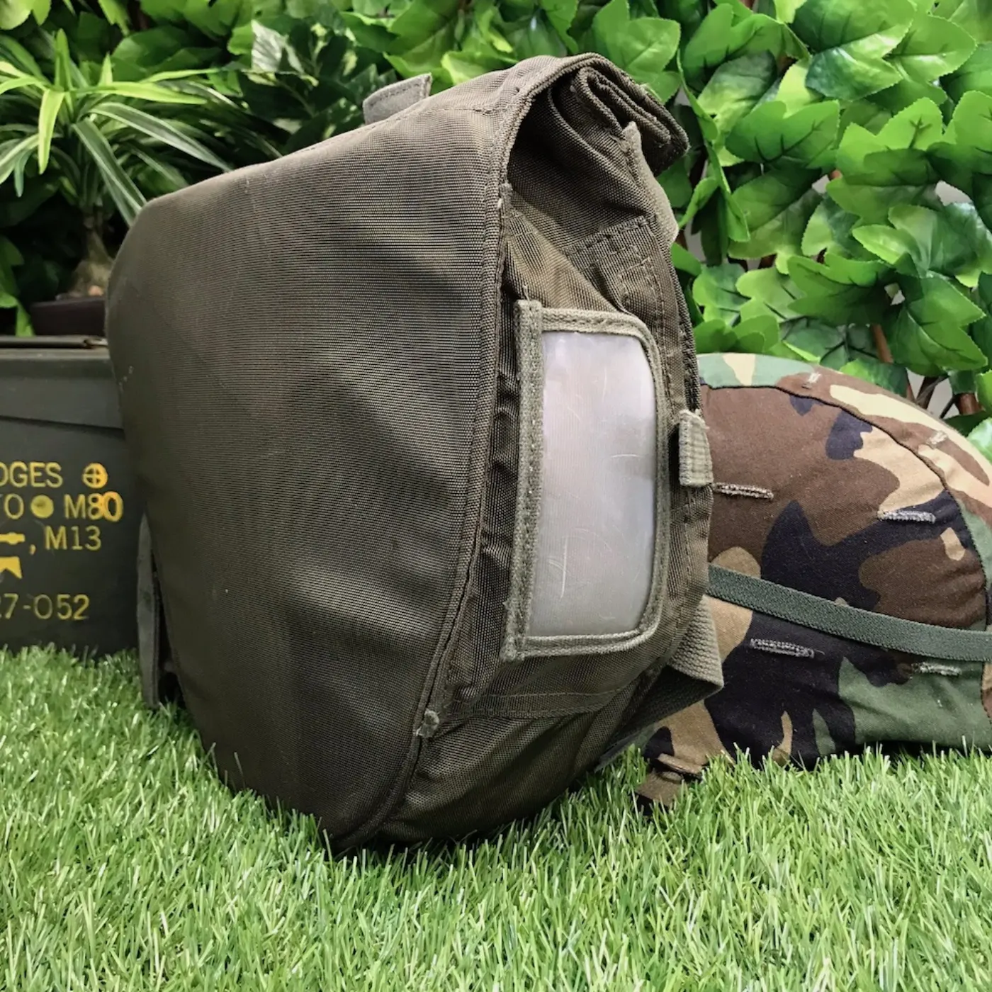 M40/M42 ガスマスクバッグ 中古品 記録写真2