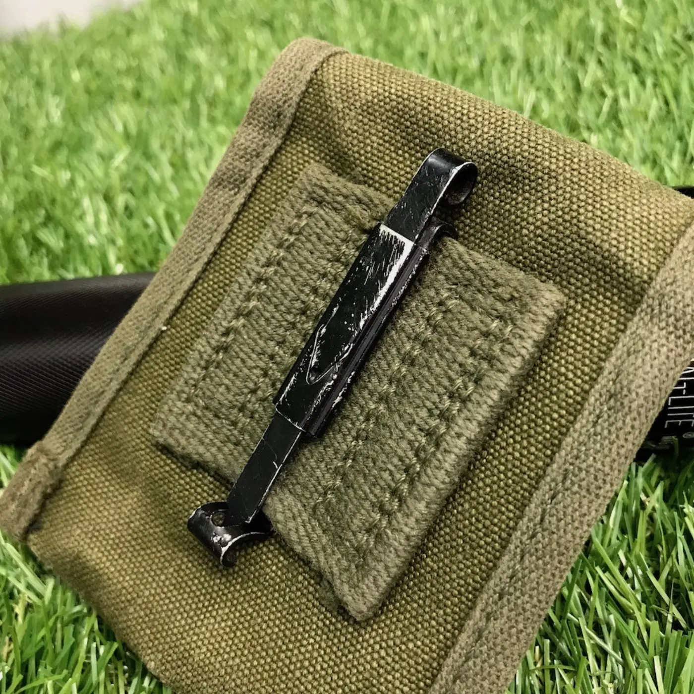 US コットン コンパスポーチ 中古良品 記録写真6