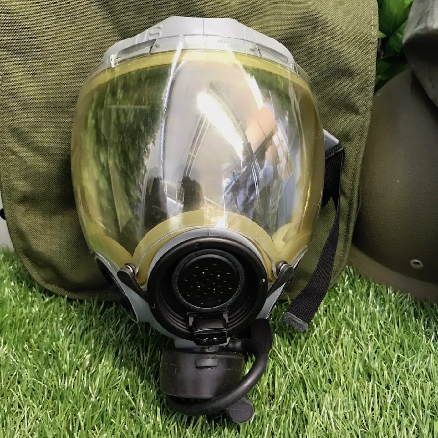 MCU-2/P NAVY ケミカル ガスマスク M 新品 記録写真2