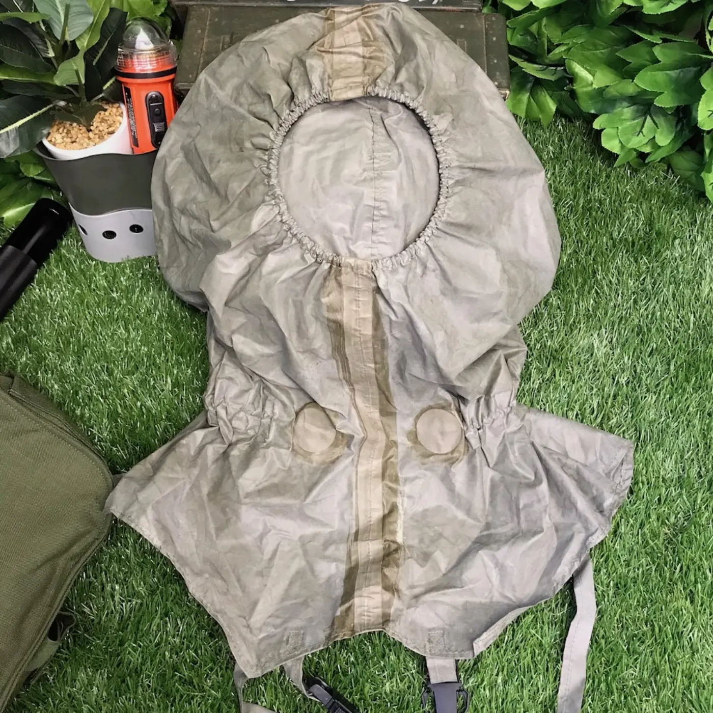 MCU-2/P NAVY ケミカル ガスマスク M 新品 記録写真15