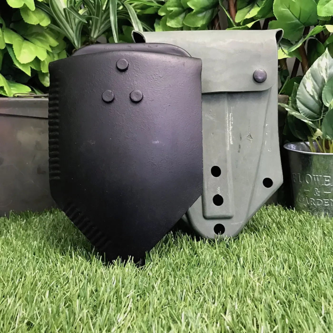 US E-TOOL 折り畳み スコップ カバー付き 中古品 記録写真3