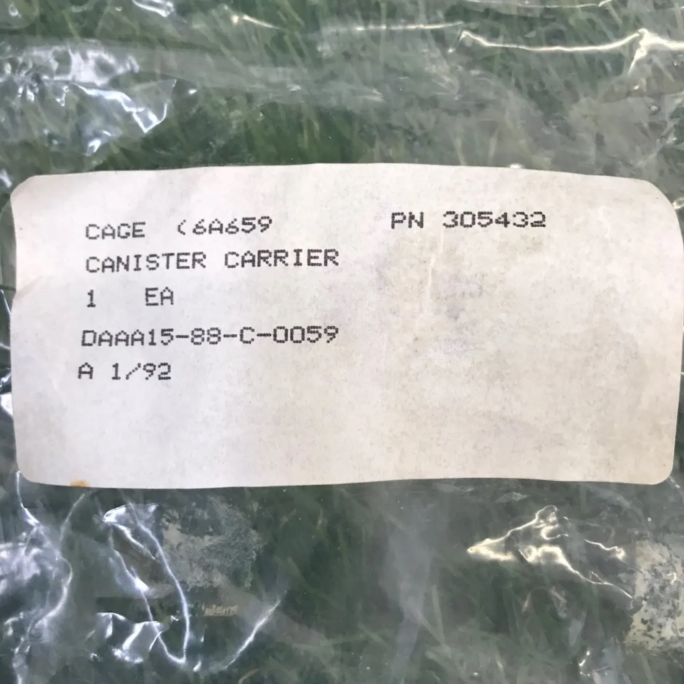 CANISTER CARRIER 新品 記録写真8