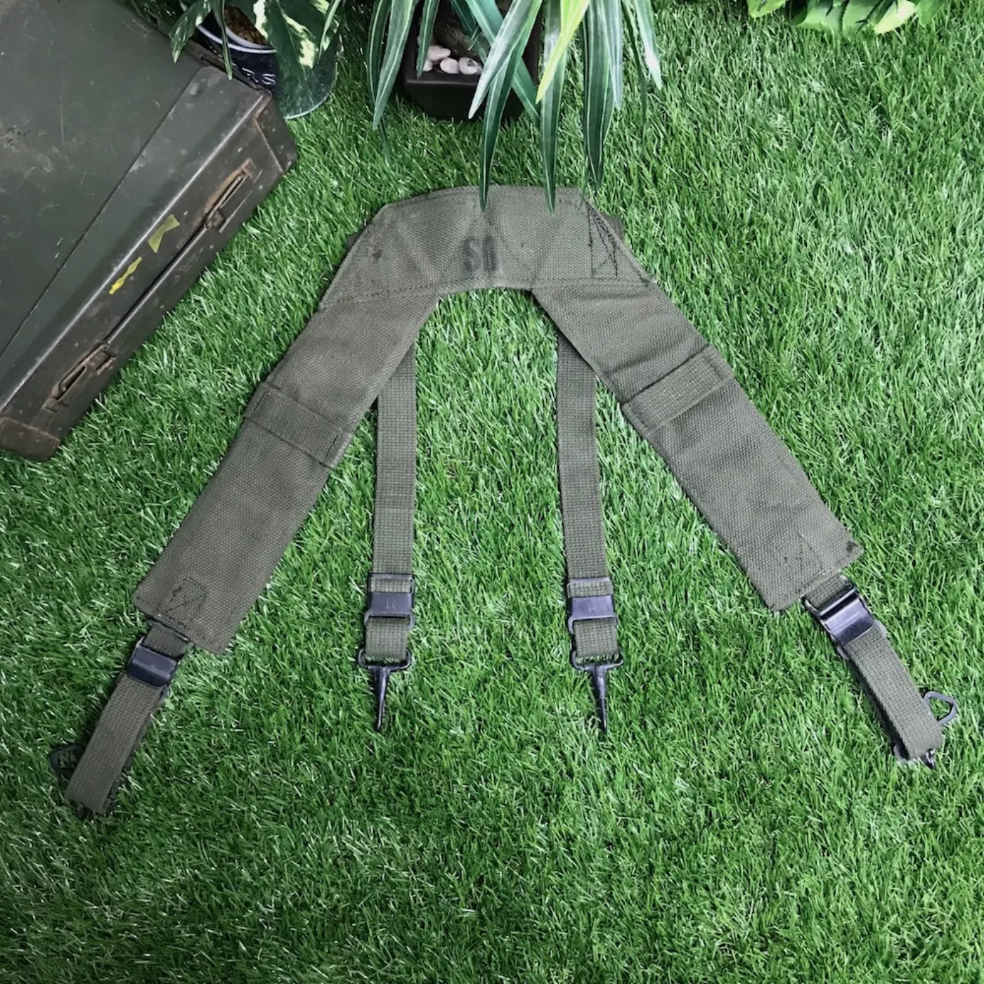 US SUSPENDERR FILD PACK コットン 中古良品 記録写真2