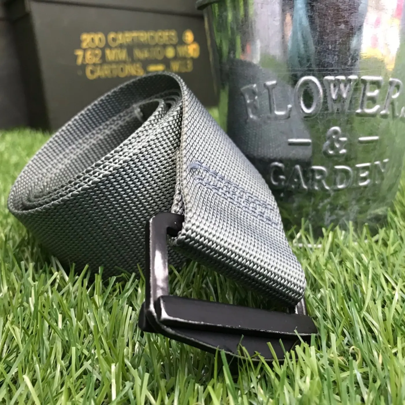 BDU ベルト グレー色 中古良品 記録写真4