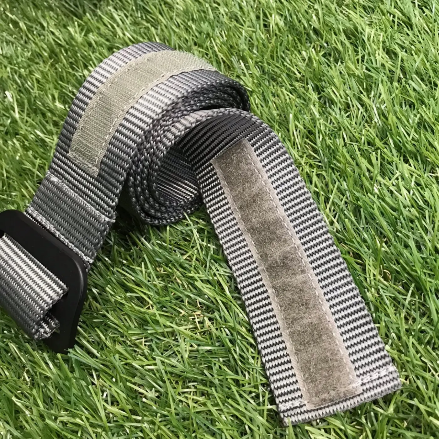 BDUベルト グレー色 ベルクロ 中古良品 記録写真6