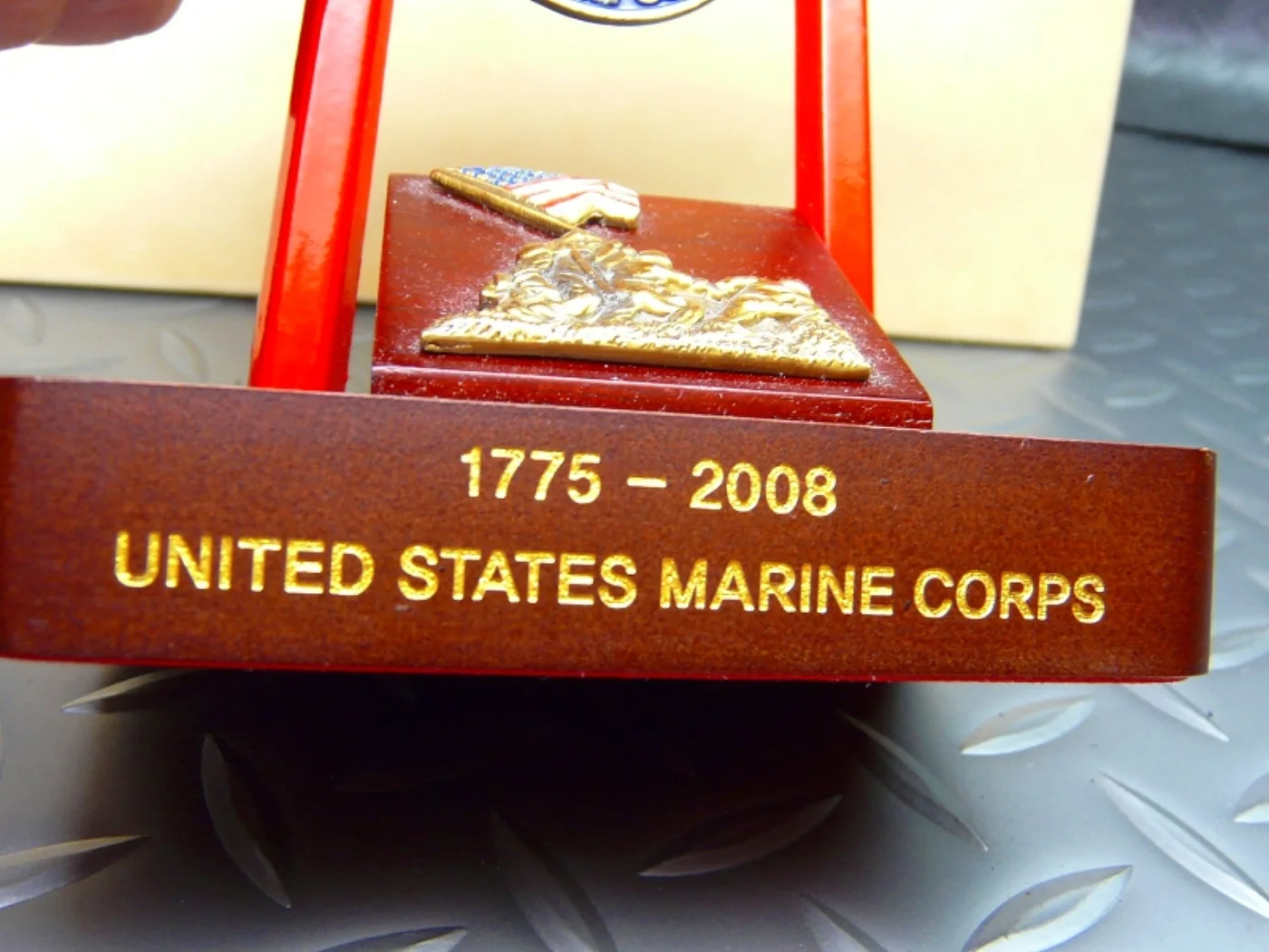 米海兵隊 創設233周年記念 鳥居型デスクプレート(沖縄 2008年) 記録写真6