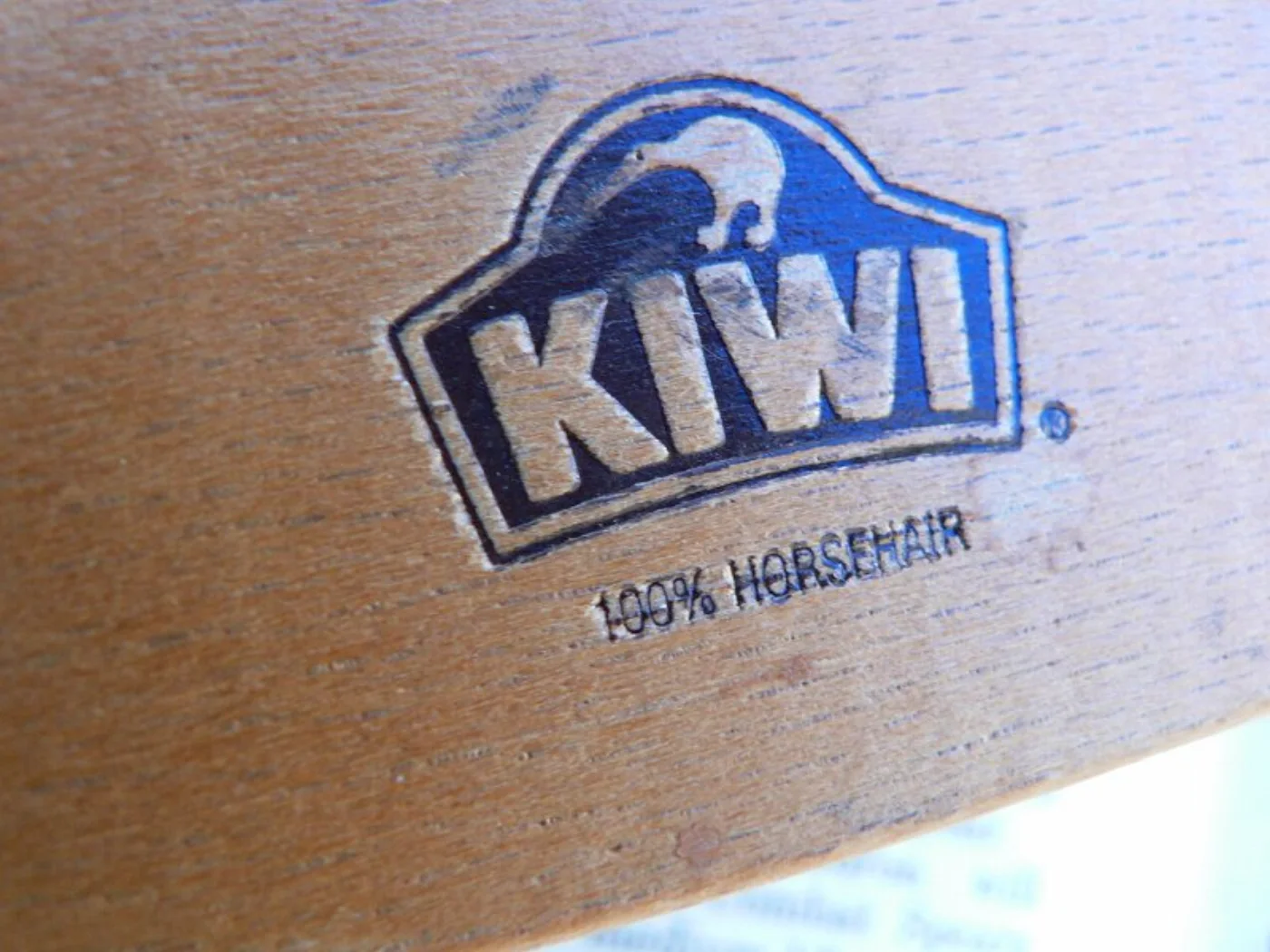 KIWI 馬毛100% シューシャインブラシセット 記録写真3