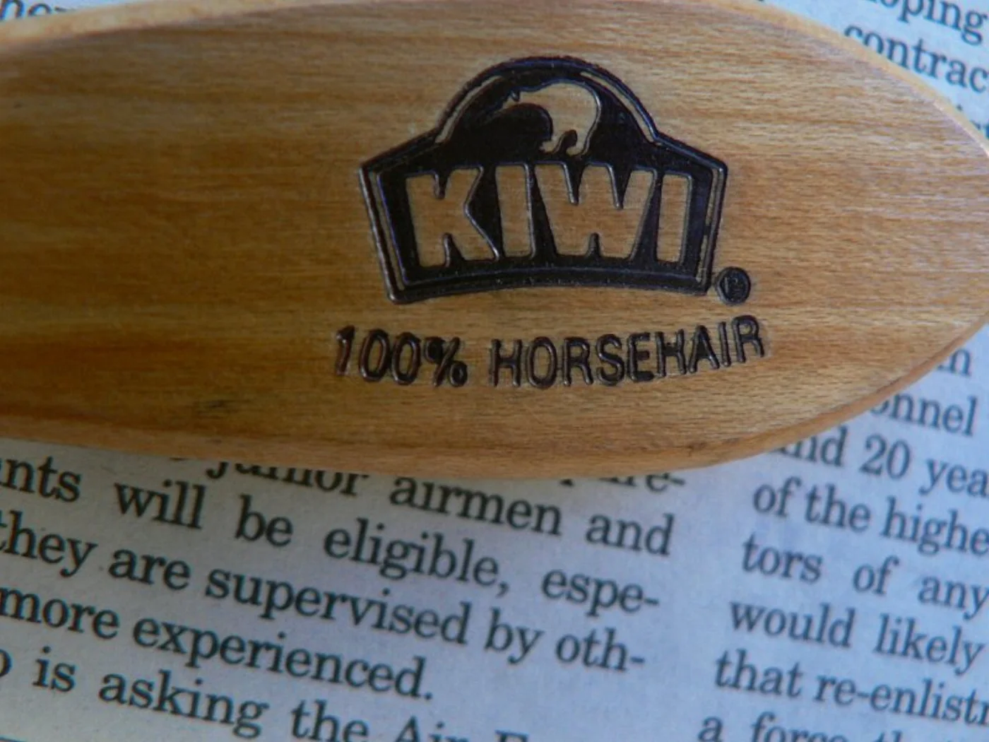 KIWI 馬毛100% シューシャインブラシセット 記録写真7