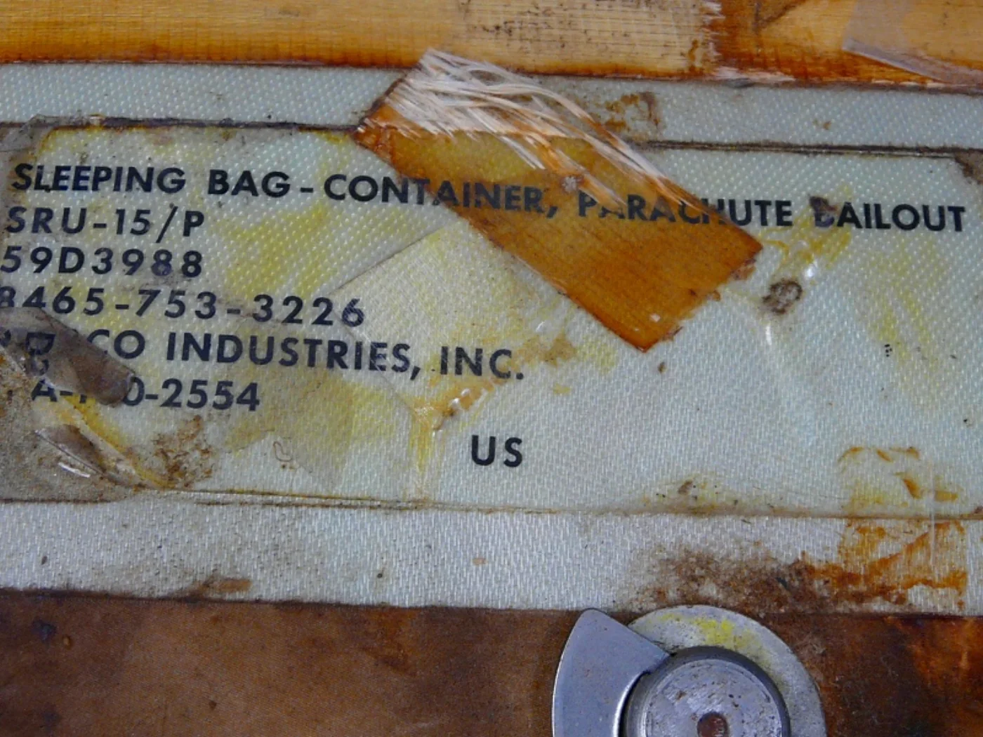SLEEPING BAG SRU-15/P 記録写真3