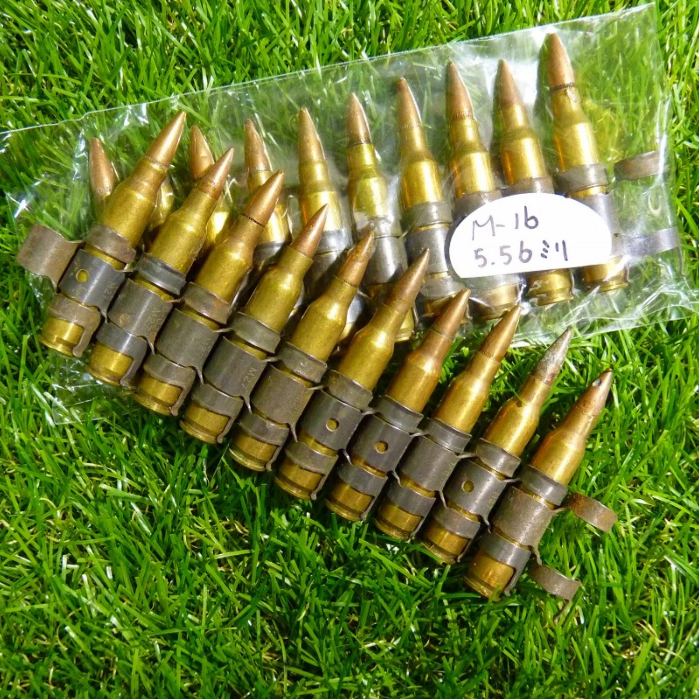 M16 5.56mm ダミー弾頭付き 10発セット 記録写真2