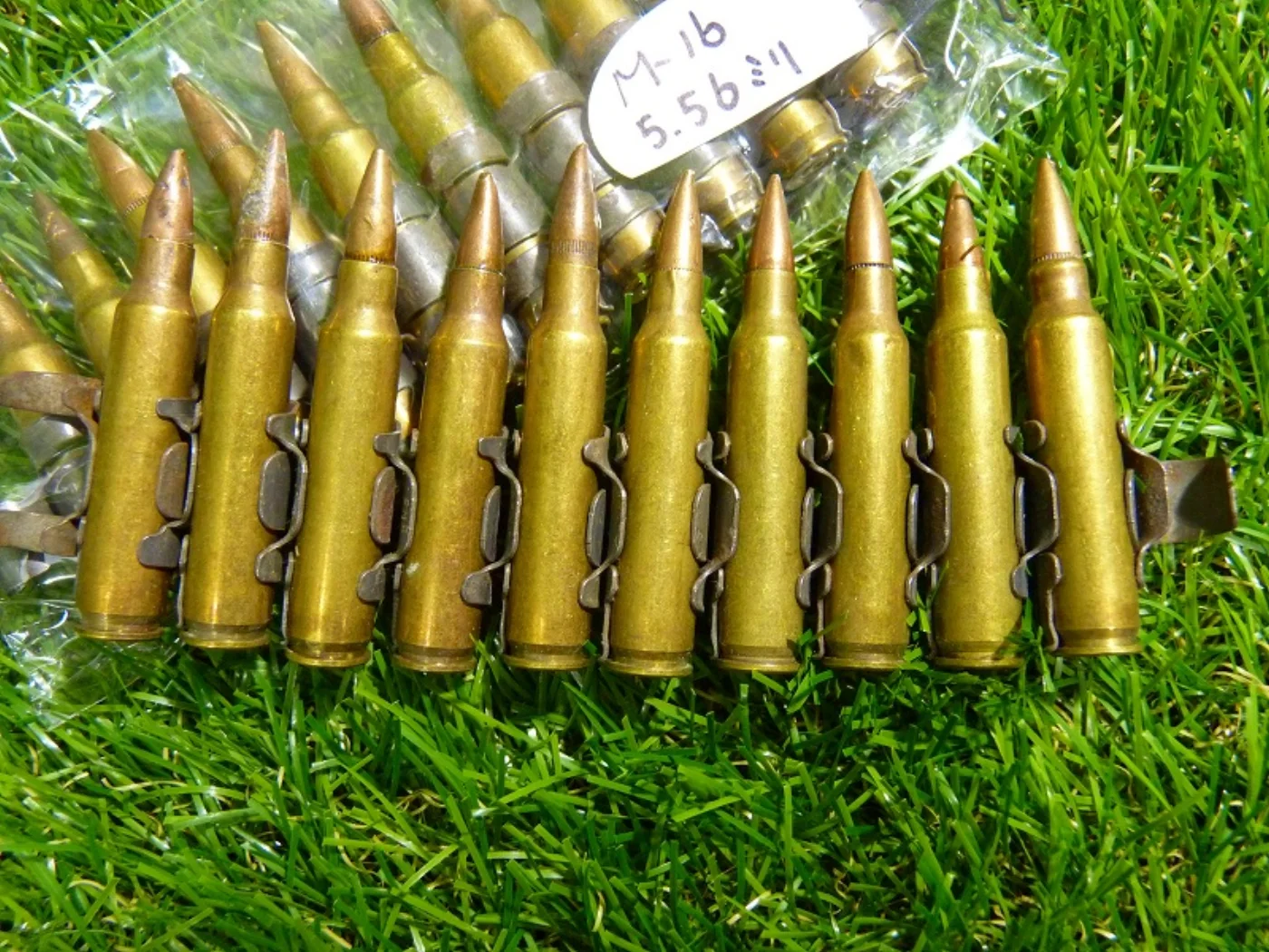 M16 5.56mm ダミー弾頭付き 10発セット 記録写真4